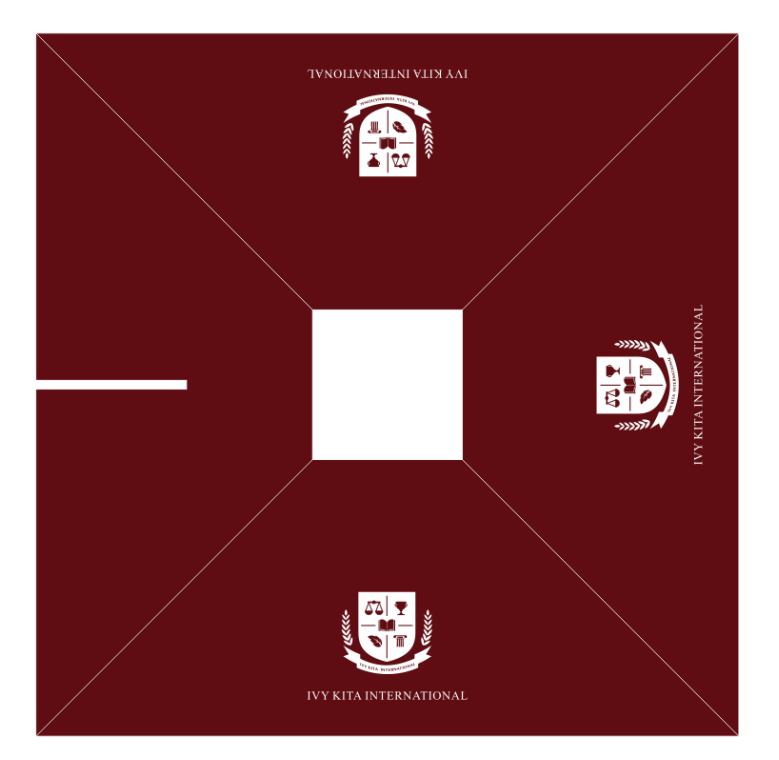 Red rectangle with white LOGO