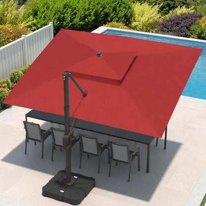 Deluxe Double-Layer Roman Hanging Parasol