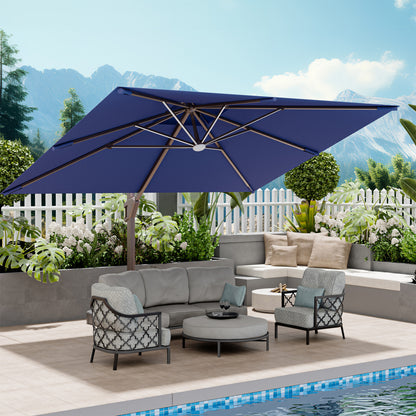 Stylish Illuminated Double Top Suspension Parasol